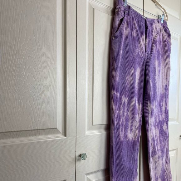 Free People Reese Pitched Straight Cord Jeans in Moonlit Orchid Size 31 NWT - Picture 7 of 10